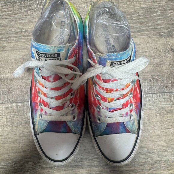 Converse Chuck Taylor Tie Dye Canvas Sneakers Women's Size 8 - Picture 2 of 7
